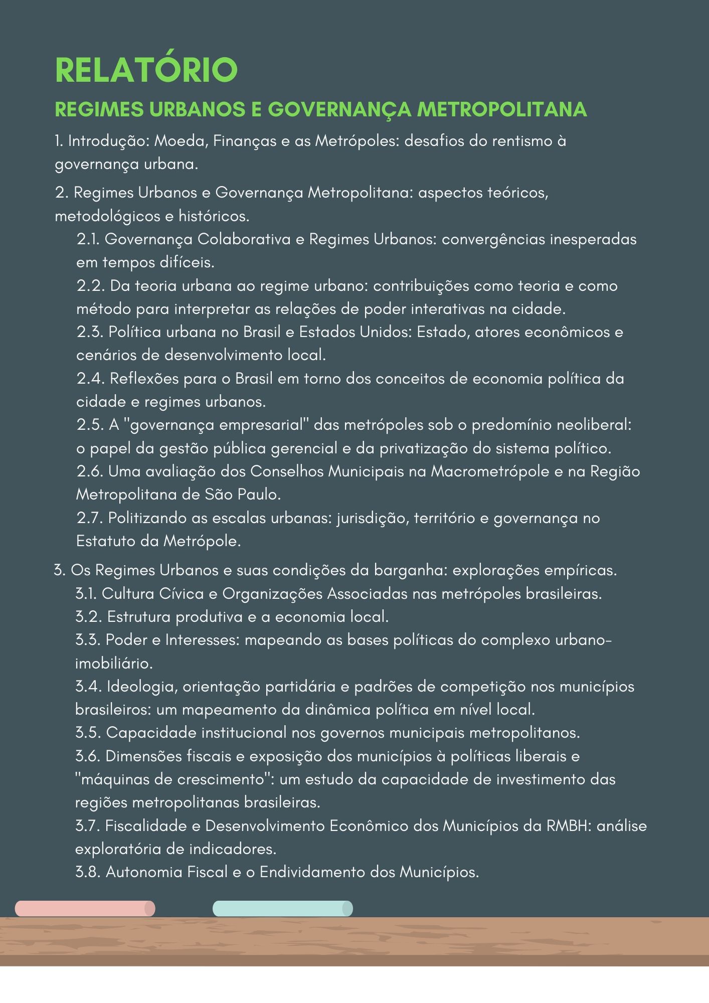 PDF) Território Metropolitano, Políticas Municipais: por soluções