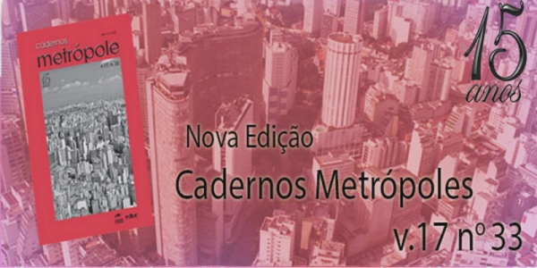 Cadernos Metrópole é A2 no Periódico Qualis da Capes