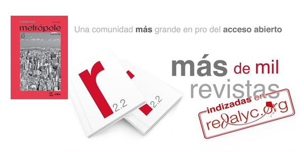 Cadernos Metrópole agora faz parte da Redalyc