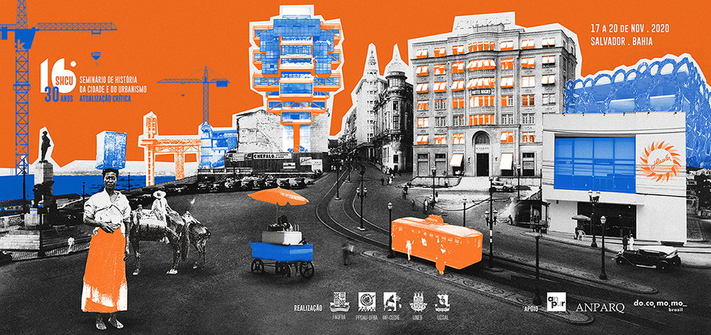 Chamada de trabalhos: XVI Seminário de História da Cidade e do Urbanismo