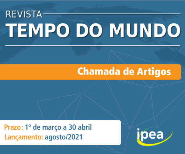 Revista do Ipea recebe artigos sobre políticas públicas comparadas pós-Covid-19