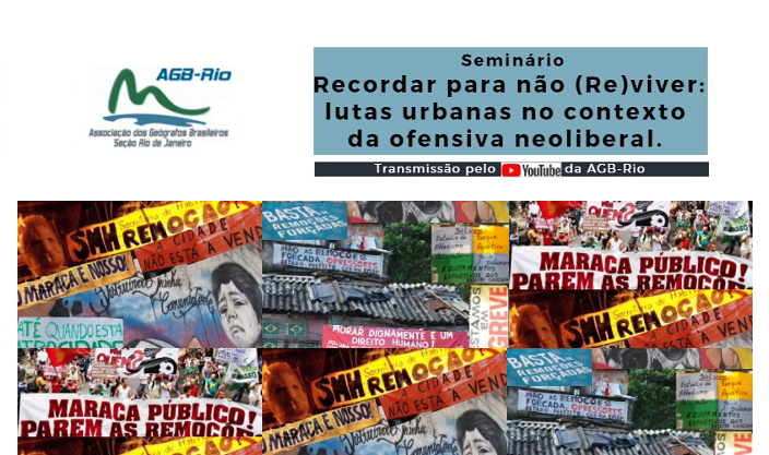 Seminário Recordar para não (re)viver: Lutas urbanas no contexto da ofensiva neoliberal
