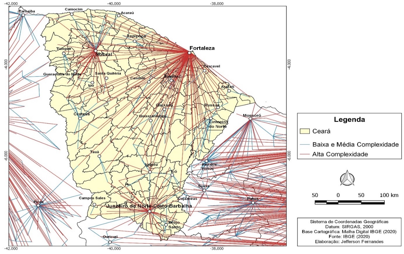 Pandemia além da metrópole: análise da interiorização da Covid-19 no estado do Ceará