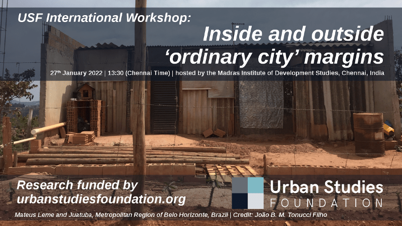 Urban Studies Foundation promove workshop internacional sobre “cidades comuns” do Sul global