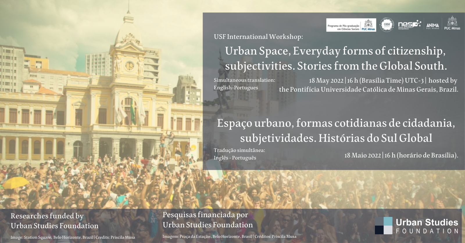 Espaço urbano, formas cotidianas de cidadania, subjetividades. Histórias do Sul Global