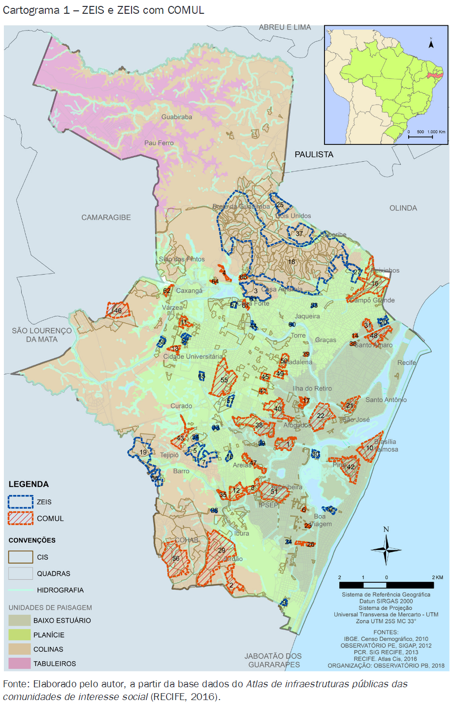 A importância das Zonas Especiais de Interesse Social para a inserção urbana da população em situação de pobreza no Recife