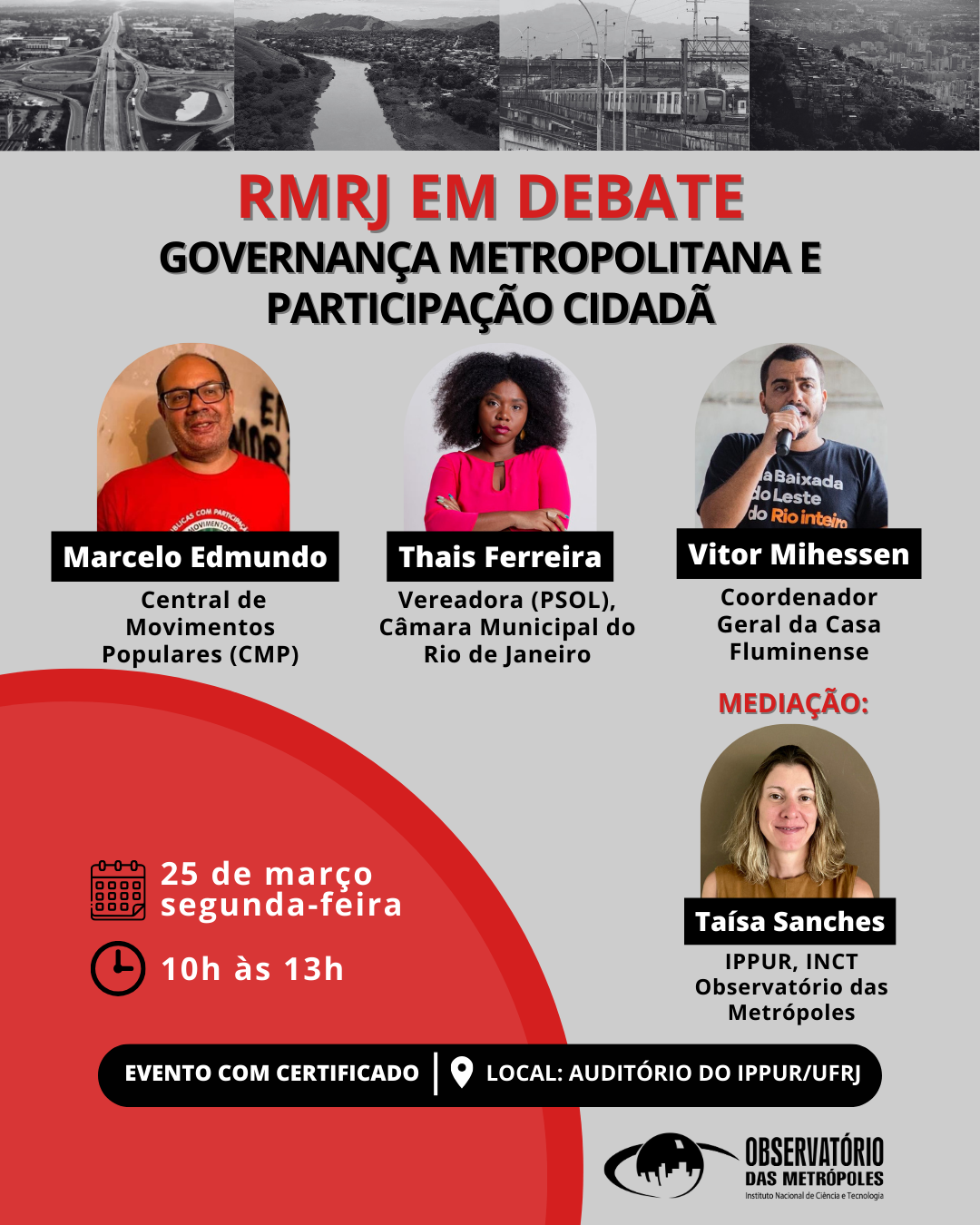 RMRJ em Debate – Governança Metropolitana e Participação Cidadã