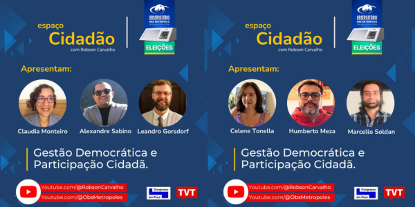 Gestão democrática e participação cidadã são temas de entrevistas com pesquisadores da rede