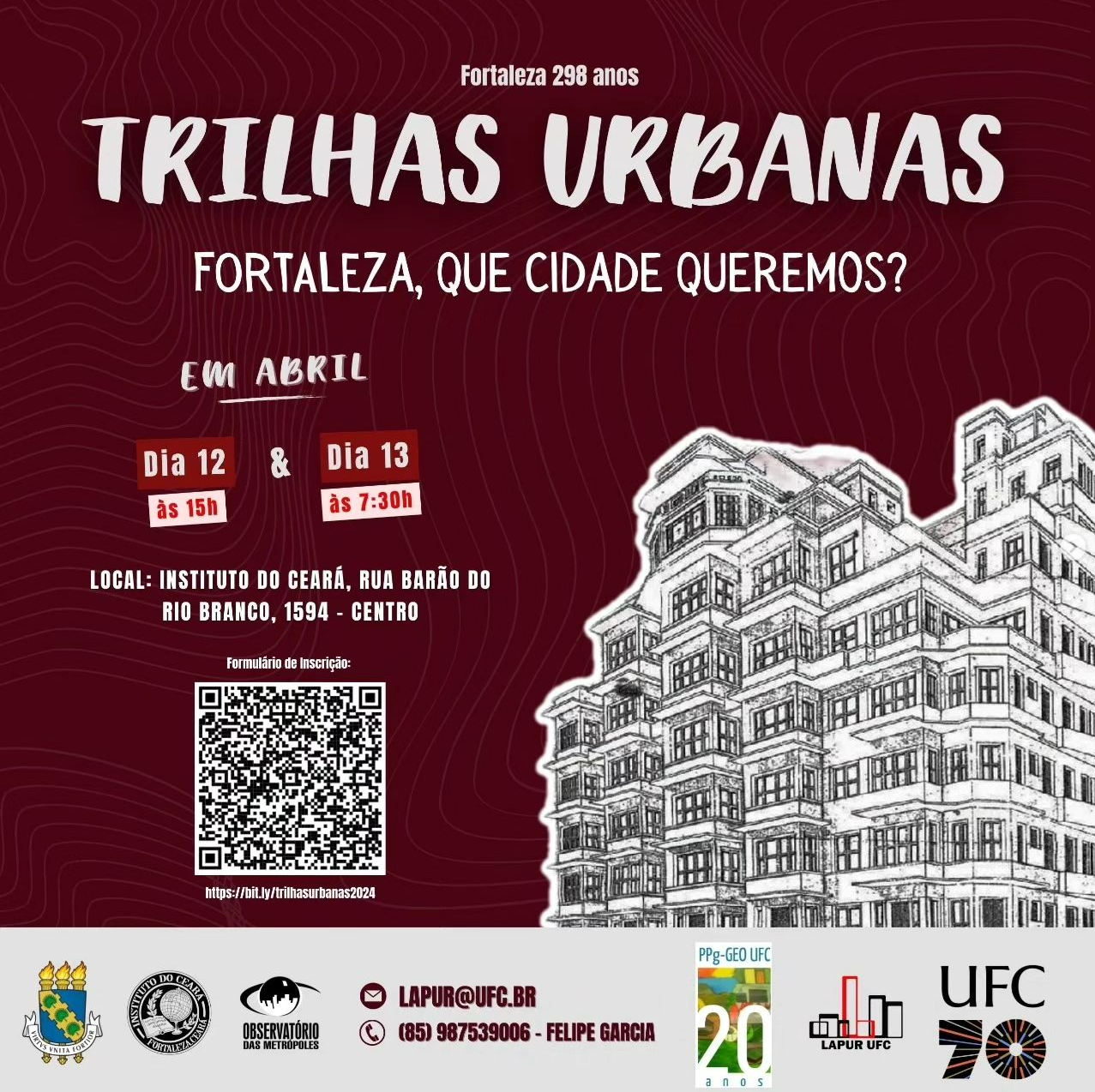 Trilhas Urbanas 2024: Fortaleza, que cidade queremos?