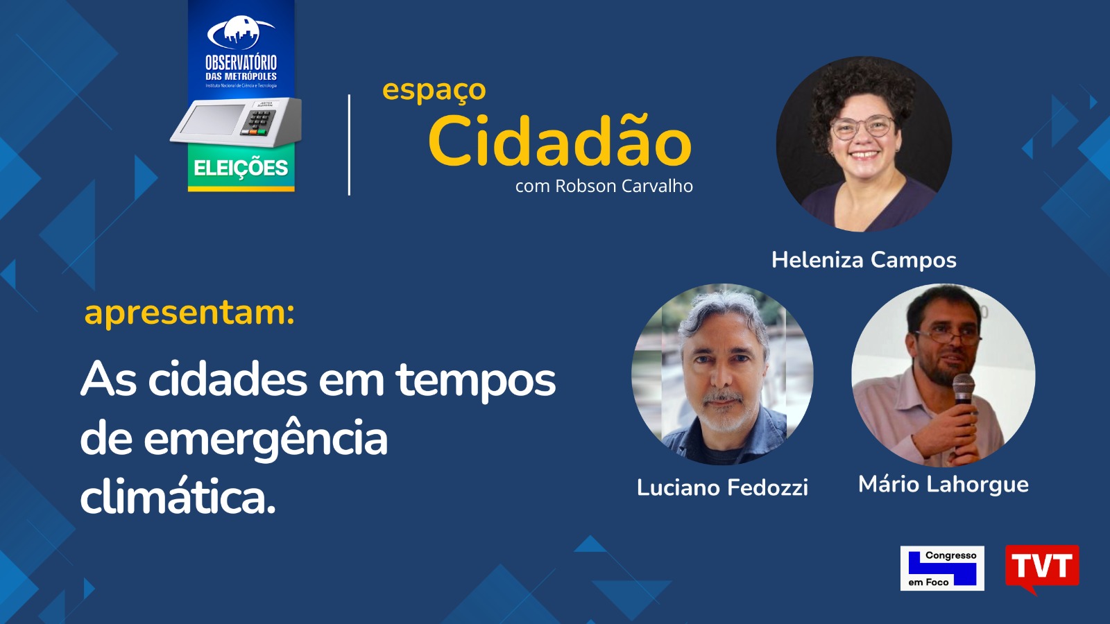 As cidades em tempos de emergência climática