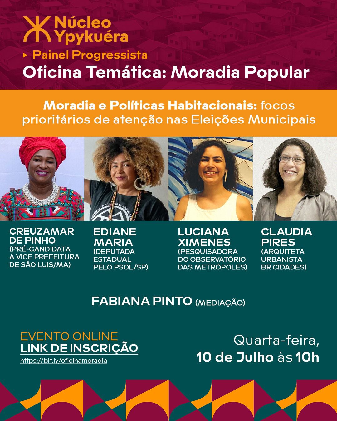 Núcleo Rio de Janeiro participa de oficina temática sobre moradia popular promovida pelo Núcleo Ypykuéra